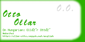 otto ollar business card